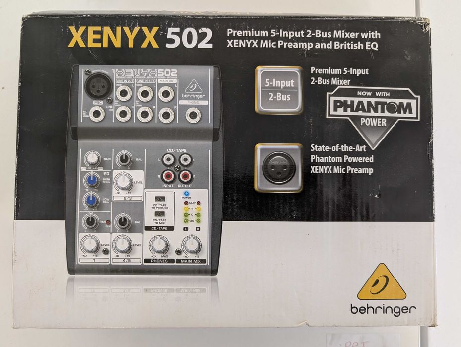 Продавам Behringer xenyx 502