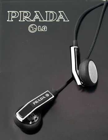 PRADA LG headphones handsfree