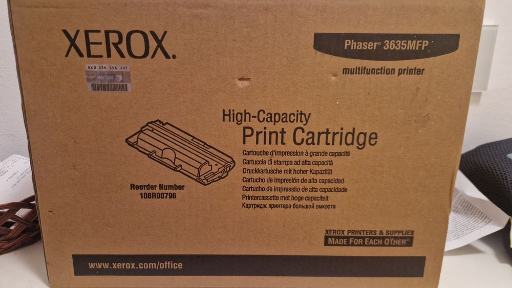 Оригинална тонер касета за принтер Xerox Phaser 3635 mfp