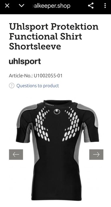 Tricou portar Uhlsport L. Impecabila