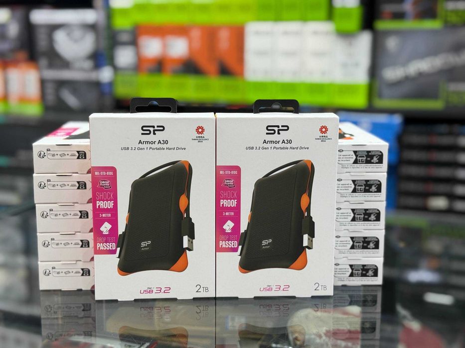 HDD Hard Внешний жесткий диск Silicon Power Armor A60 2TB USB 3.2