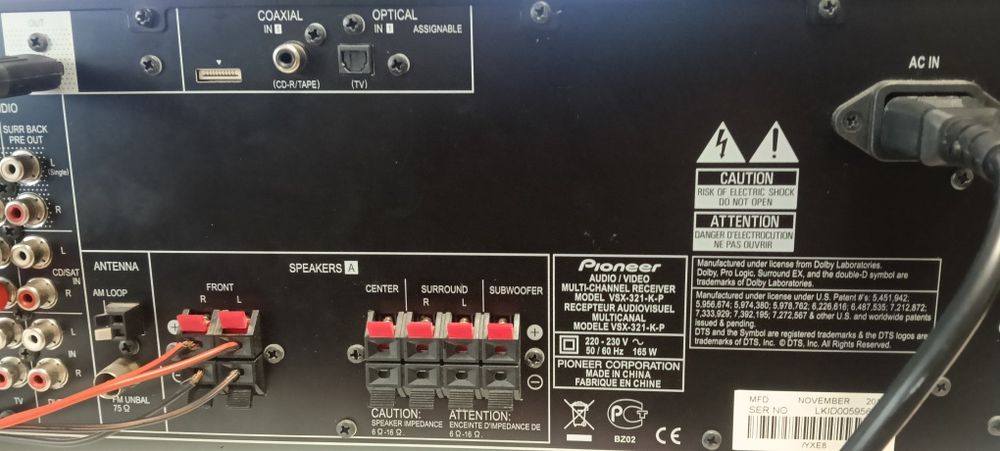 Amplificator/receiver Pioneer VSX321K-P