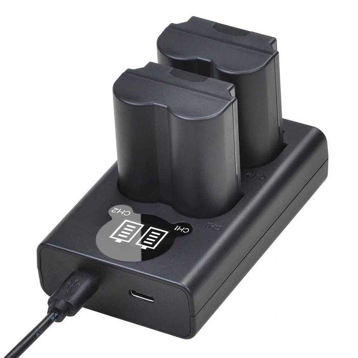 Set 2 acumulatori NP-W235 + incarcator Fujifilm Fuji XT4 XT5 GFX 100S