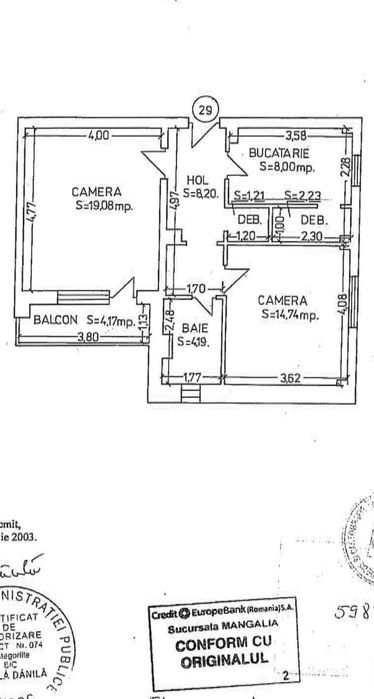Apartament 2 camere bulevardul callatis