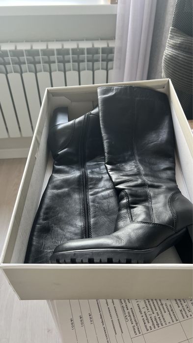Сапоги кожанные бу