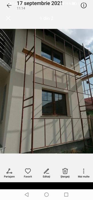 Schelă metalica cu șuruburi reglabile