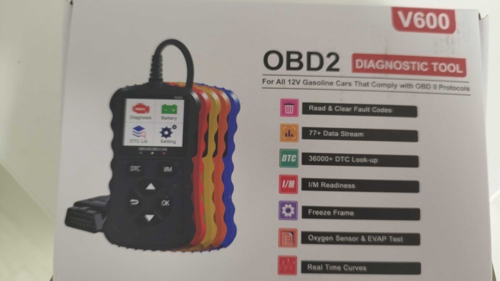 V600 OBD2/EOBD Автодиагностика