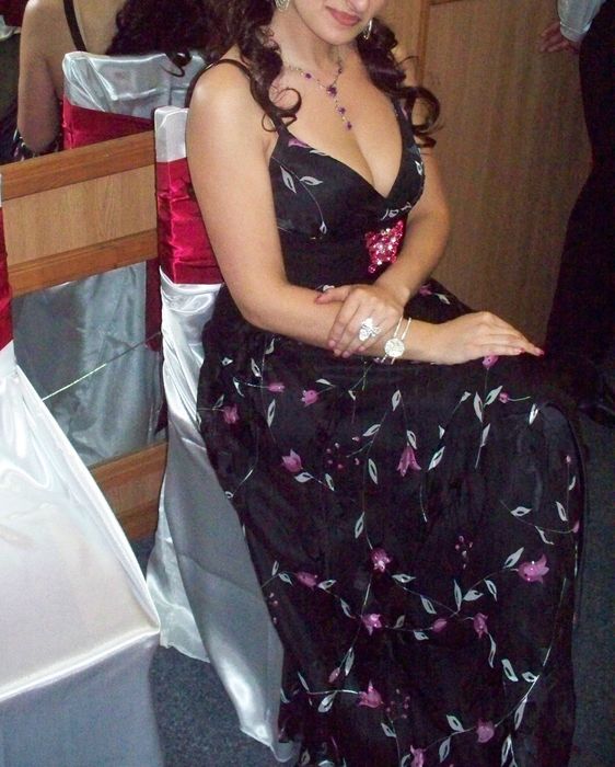 Rochie neagra eleganta din mătase naturala!