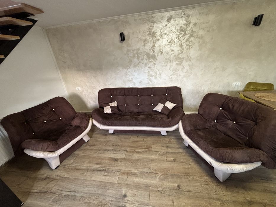 Set canapea+fotolii extensibile