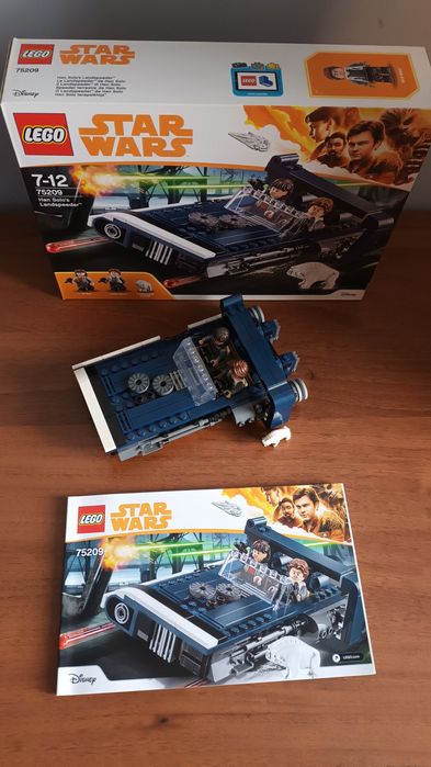 Lego Star Wars 75209 Han Solo's Landspeeder cu cutie si instructiuni