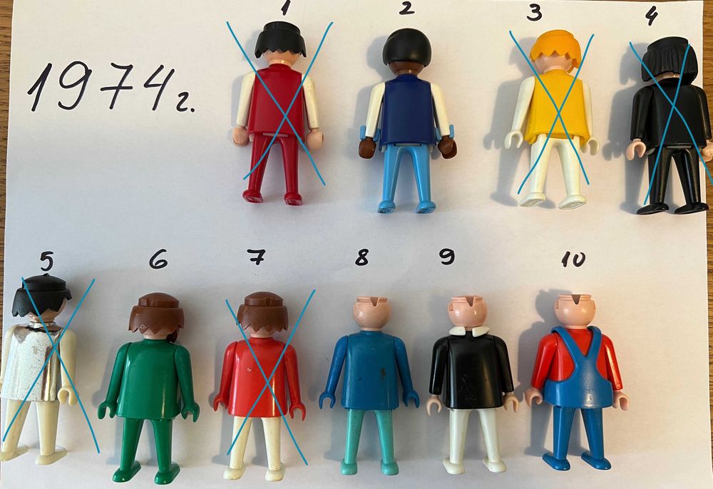 Playmobil Vintage Figures - Плеймобил винтидж фигури 1974-2012