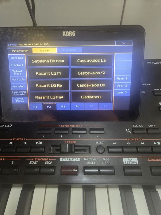 Set korg pa4/pa5x/pa3x/pa2/pa700/pa1000/2026 Automat introduceri noi Returnele vocii !