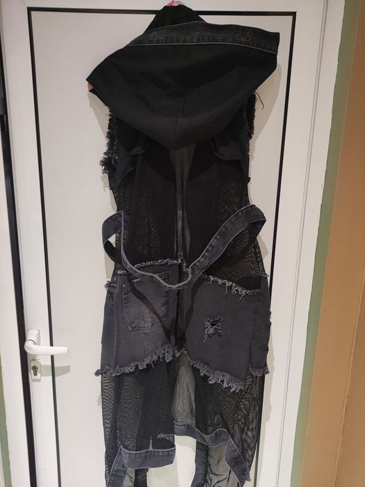 Жилетка деним / мрежа