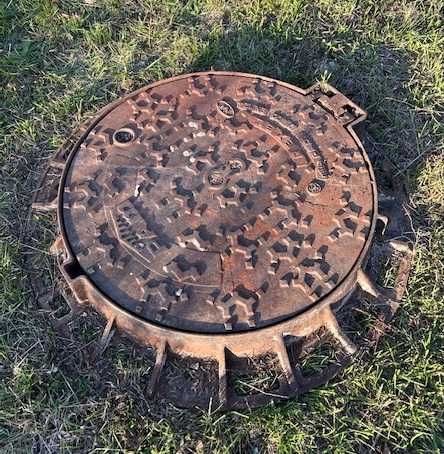 Capac canal rotund din fonta