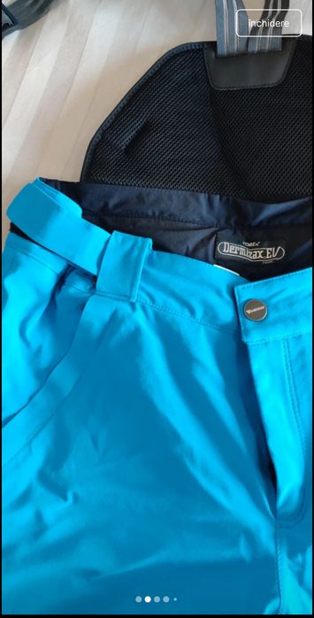 Pantaloni schi Dainese Dermizax EV cu protecție lombara unisex,mărime L, stare foarte buna