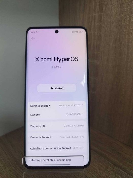 Redmi Note 14 Pro 5G, 8/256GB/Fin X Amanet cod 116536