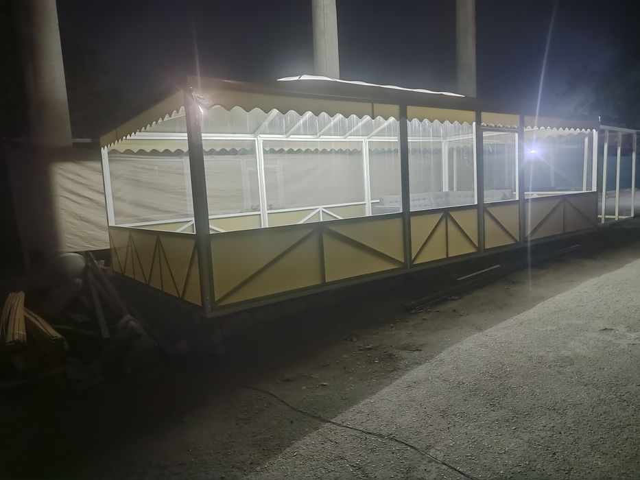 Капсула Kapsula Баннер тент банер Установка banner tent baner