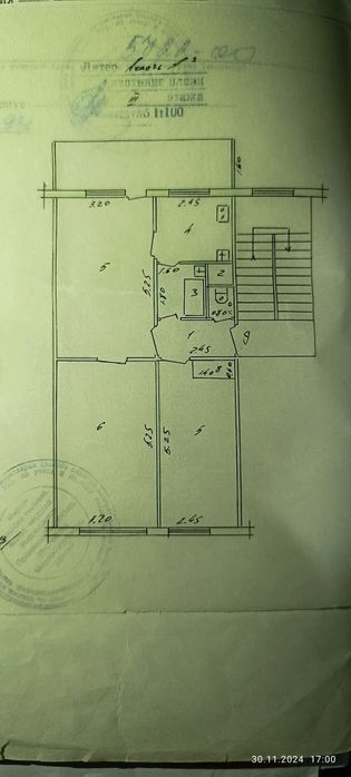 Продается 3/3/4 квартира, своя