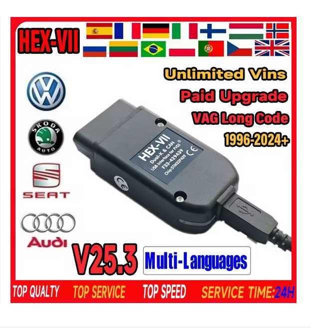 Diagnoza Auto VAG VCDS Hex V2 25.3