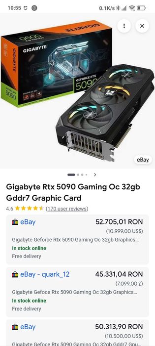 Placa Video GIGABYTE GeForce RTX 5090
