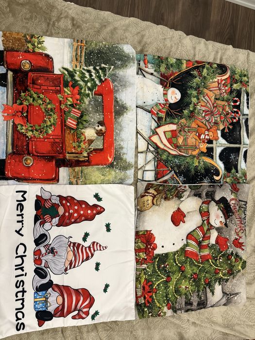 Коледни калъфки за възглавнички