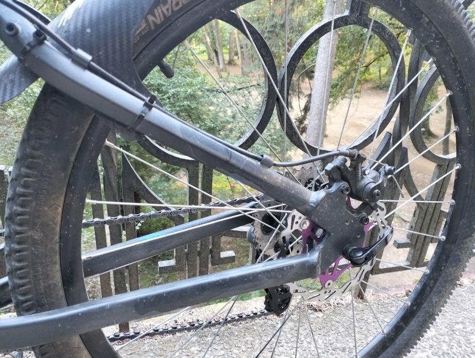 Vând bicicletă rockrider st 120 parțial modificată