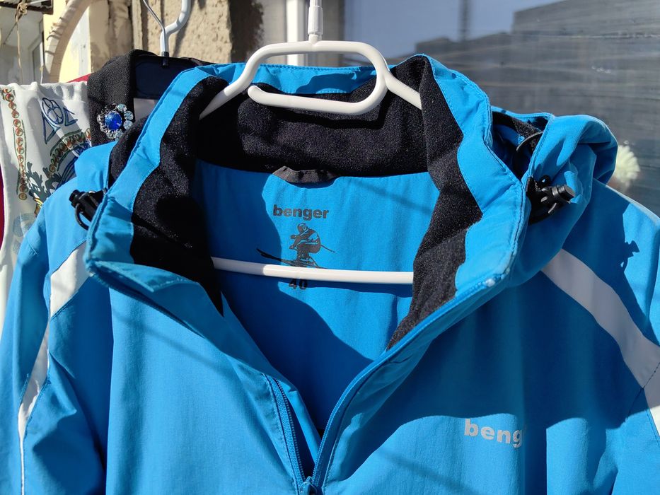 Ски яке Benger / Blue Ski Jacket Benger - размер EU 40 (M), отлично състояние