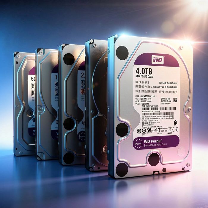 WD Purple 500 gb, 1 tb, 2 tb, 3 tb Жесткий диск для ПК видеонаблюдения