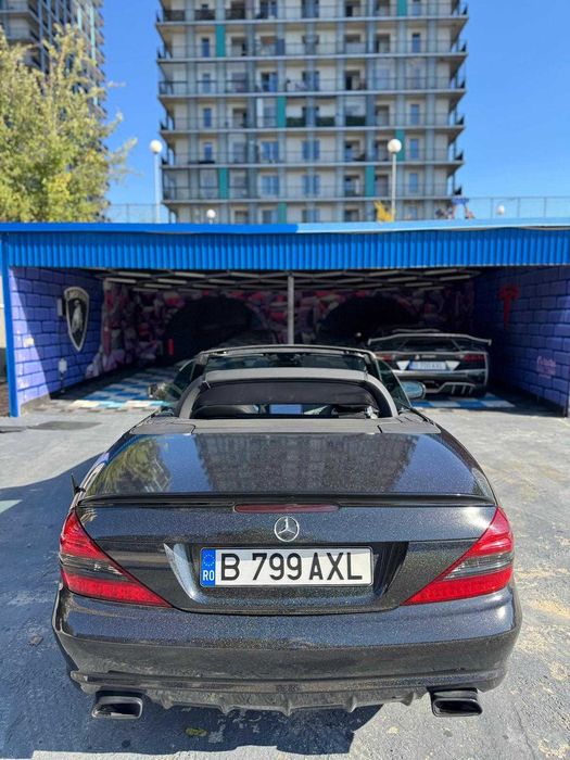 Mercedes SL / volan CUSTOM / Subwoofer / navigatie / evacuare  clapeta