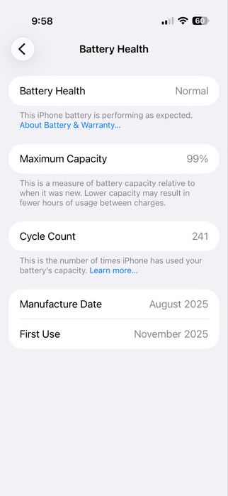 iPhone Air 256 GB Light  Gold+ Оригинален Apple MagSafe Battery Pack – В гаранция