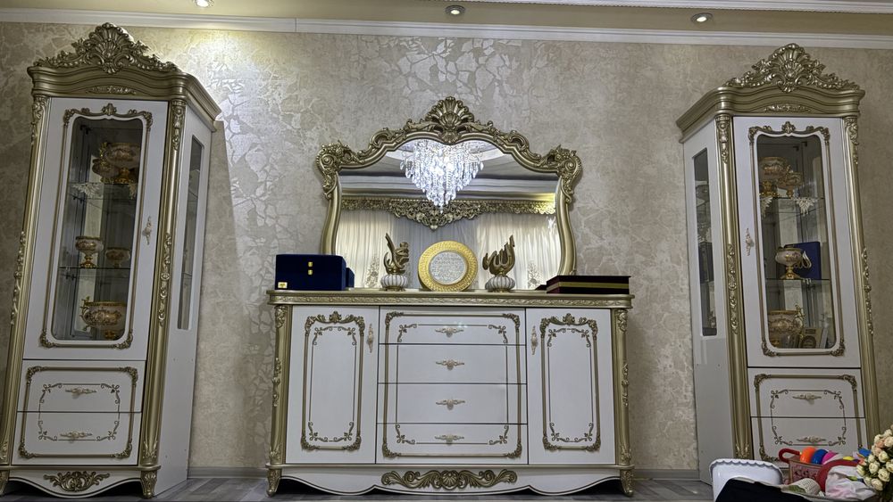 Zamonaviy klassik mebel garnitur: Komod va penal