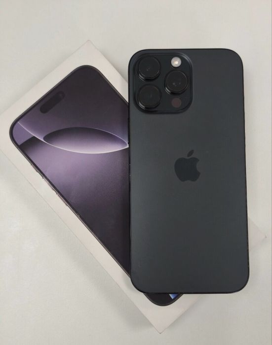 Iphone 16 pro max black  512 gb in garantie  !
