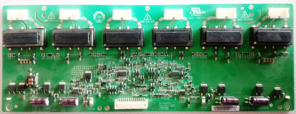 Placă de bază TV, smartTV, sursa, T-conn, butoane, senzori, barete LED