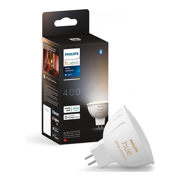 Philips Hue White Ambiance GU5.3 – Смарт LED крушка