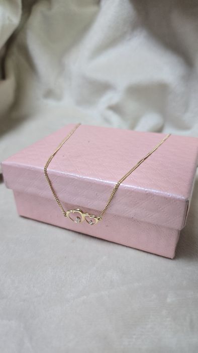 Цепь с кулоном из красного золота