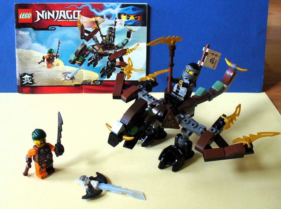 LEGO® Ninjago 70599 “Cole’s Dragon" и "Nexo knights" 70312