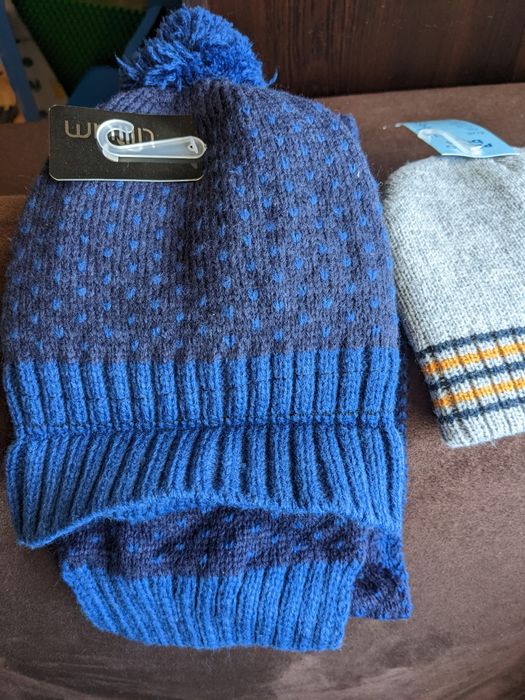 Детскa Шапка с шал 12/18мес+Шапка  Pepco ,зимни чувалчета за спане