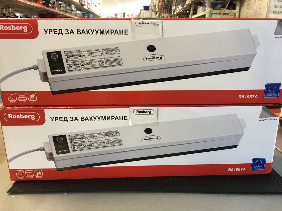 Вакуум машинка машина за вакуумиране Пликове гофрирани и ролки