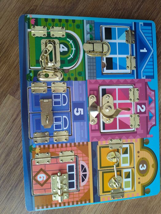 Joc lemn Montessori copii 1-2-3-4-5