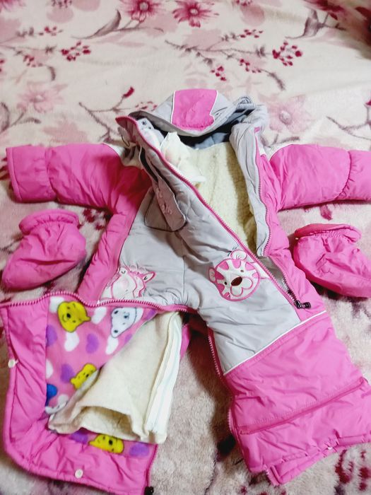 Комбинезон  розовый