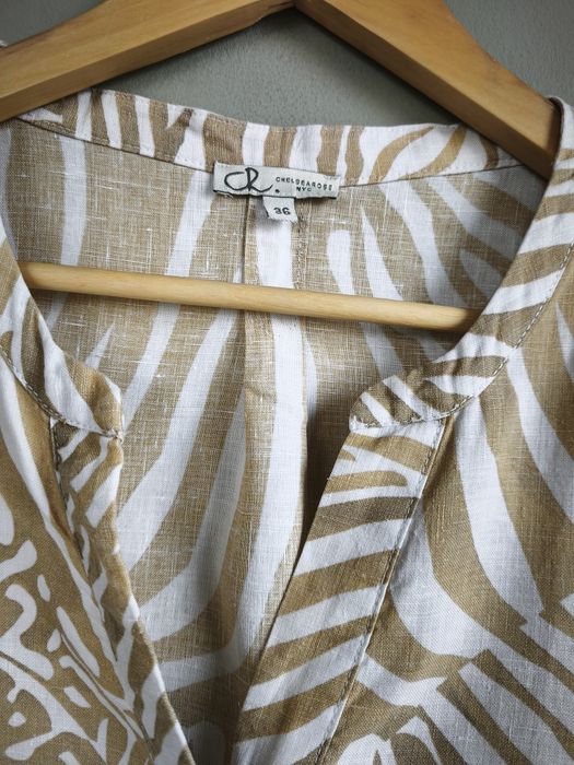 Ленена дамска риза размер S-38