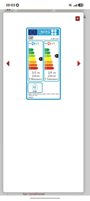 Răcire/încălzire/dezumidificare - 3 buc.x AC Star-Light ACMP-12AH, 12000 BTU, Clasa A/A+