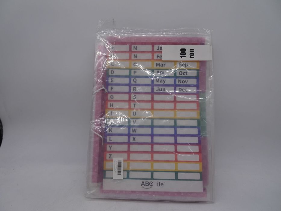 Organizator de dosare tip acordeon ABC Life cu 24 de buzunare