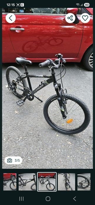 Bicicleta rockrider st 500