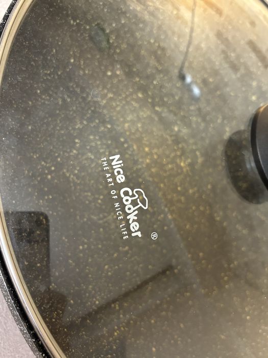 Казан со стеклянной крышкой