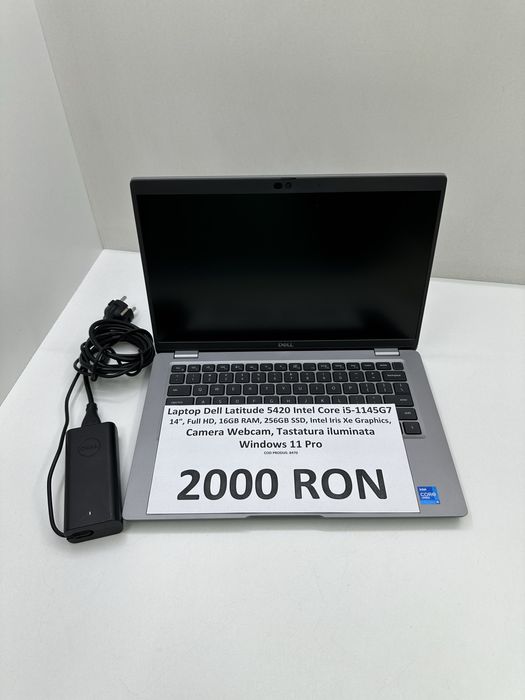 Fane Amanet: Laptop DELL Latitude 5420 14 FHD i5-1145G7 RAM 16GB 256GB
