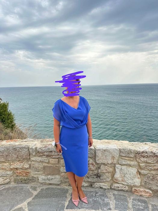 Официална синя рокля