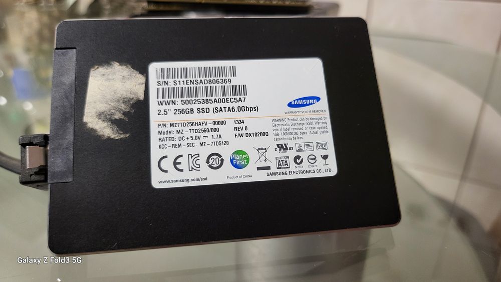 SSD Samsung 256GB
