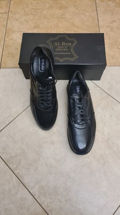 Кожаные кеды, новые