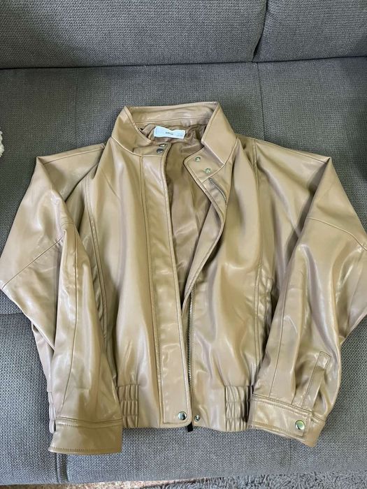 Кожено яке Mango, xS размер